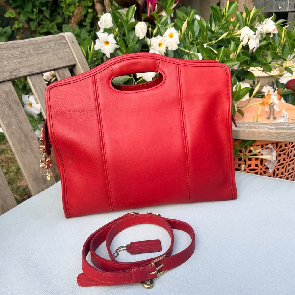 Vintage Coach Zip Top Shopper #9995